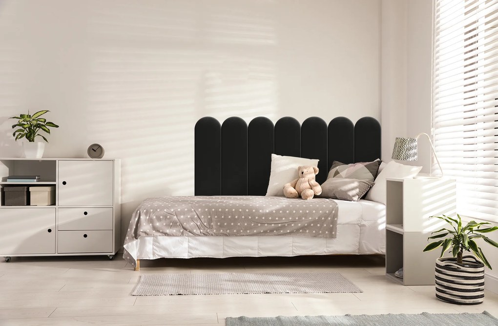 Kárpitozott panel - Íves - 20x60cm Szín: Khaki