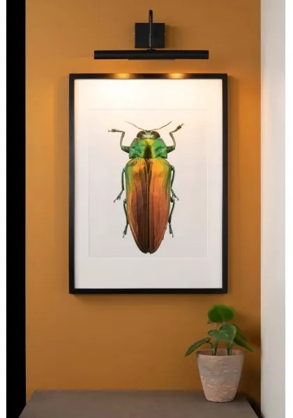 Lucide 45299/02/30 - Képmegvilágító VINZ 2xG9/28W/230V fekete