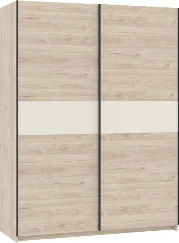 BERNO ruhásszekrény, 150 cm | Jackson hickory tölgy + Kasmír