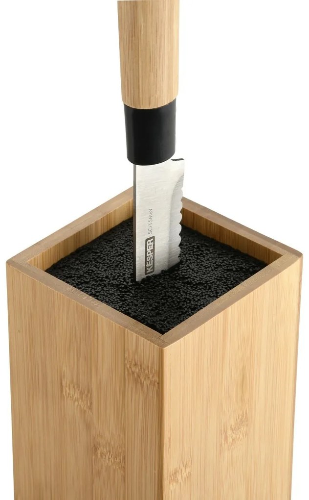 Kesper 58030 Bambusz késállvány 10 x 10 x 23 cm, fekete