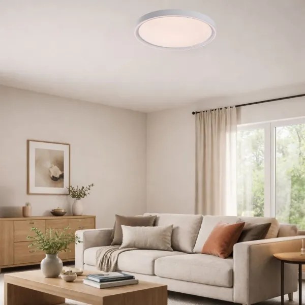 Rabalux 75087 - ZERINA LED fényerőszabályozható mennyezeti lámpa, 54 W/230 V, IP40, 3000–6500 K, átmérő 52 cm + távirányító