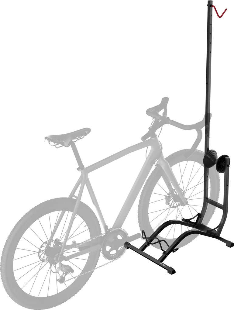 Szabadon álló kerékpártároló 460 x 406 x 1306 mm
