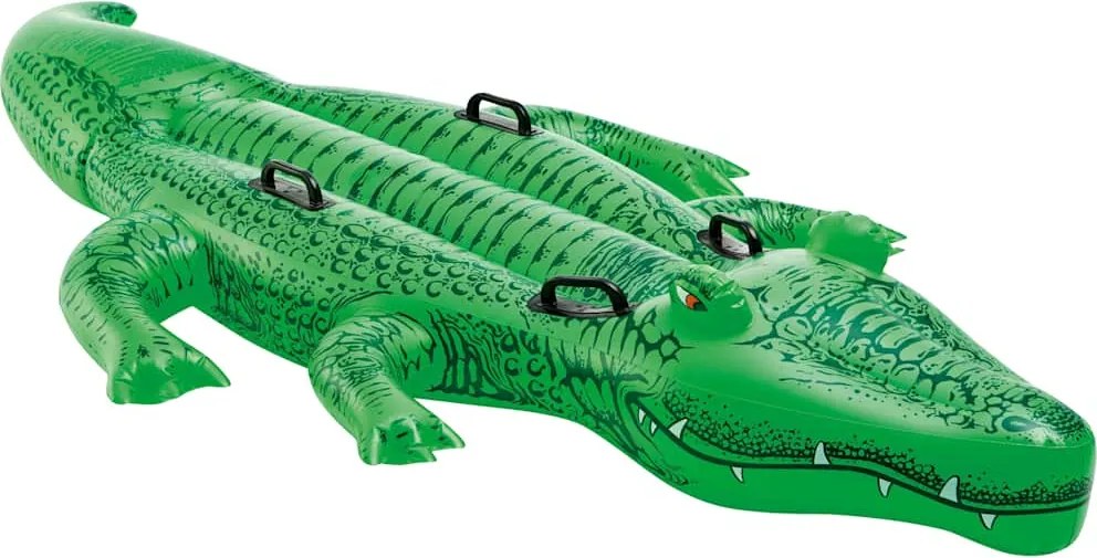 INTEX óriás krokodil lovagló matrac 203 x 114 cm