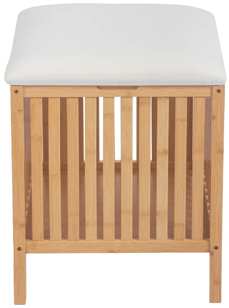 Tárolóhellyel ellátott ülőke B066 NAT, bambusz