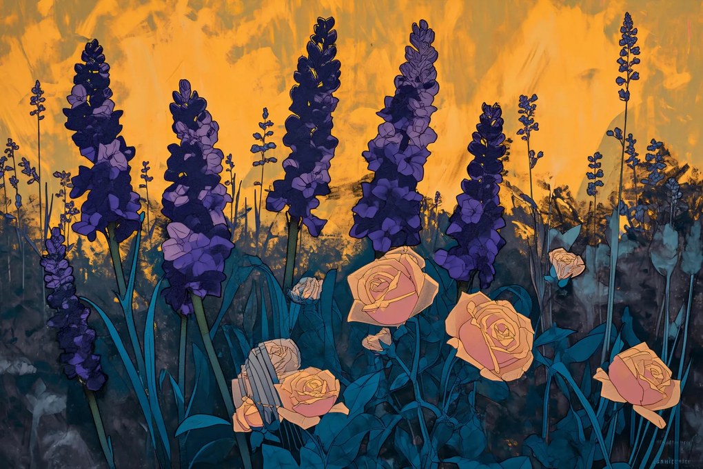 Poszter 60x40cm Aranykert