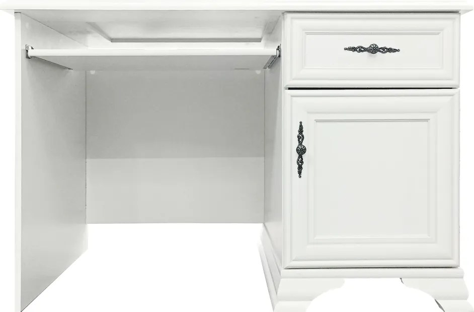 PC-asztal, alpesi fehér, KENTAK BIU1D1S