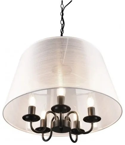 Reality - LED Csillár láncon CIMA 5xE14/40W/230V szürke