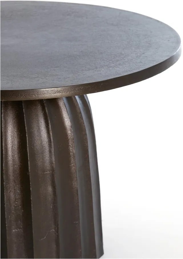 Fém kerek tárolóasztal ø 60 cm Veglia – Light &amp; Living