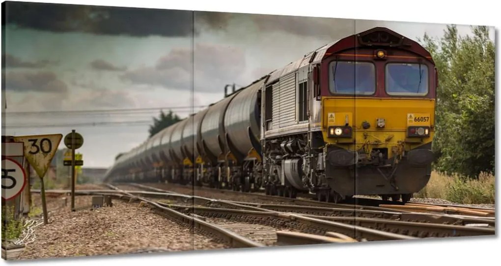 Vászonkép 60x30 Mozdony Vonat