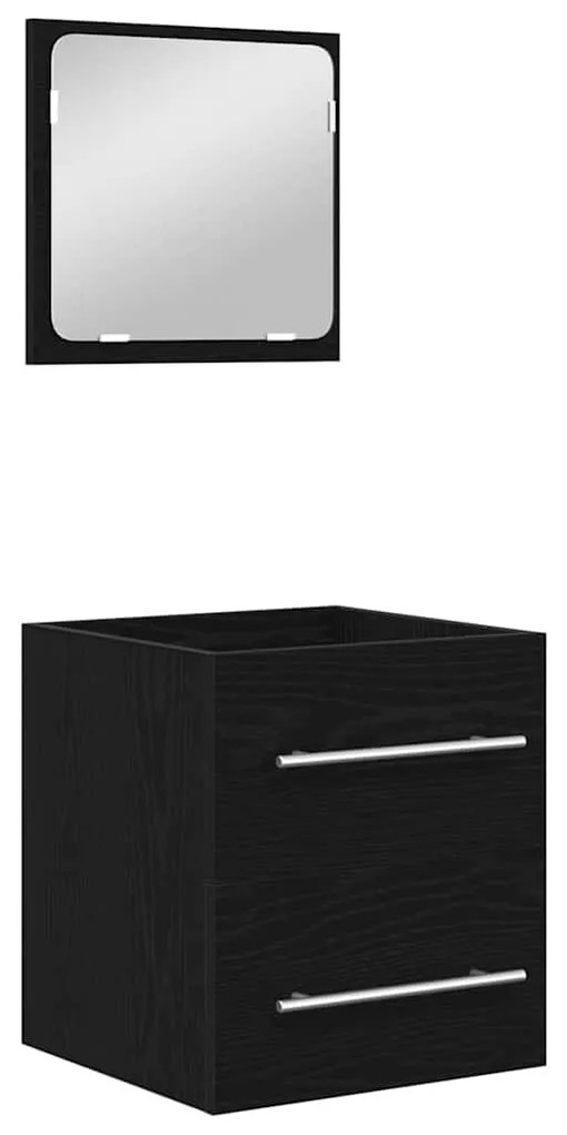 Fürdőszoba bútor szett 2 pcs kézműves tölgy 41 x 38.5 x 48 cm