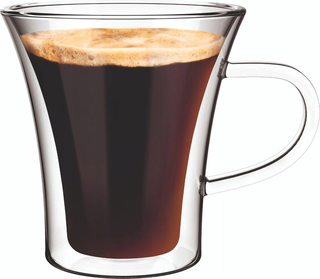 2 db Aqualogis Florence duplafalú eszpresszó kávés pohár 75ml