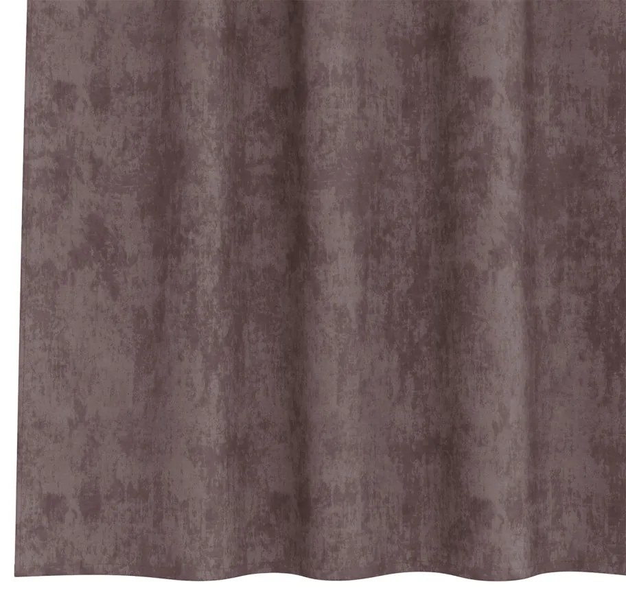 Bársony Függönyök 2 db Gombfülekkel Barna 140x140 cm