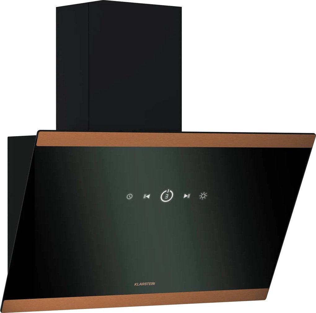 Klarstein FlashLine 60 páraelszívó, A++, 524 m³/h, 3 szint, érintős, csendes, LED, elszívás/recirkuláció, 100 W