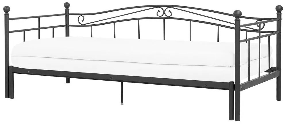 Széthúzható ágy 80 cm TULO (fekete) (ágyráccsal). 1022656