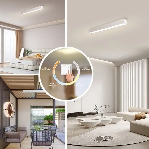 Immax NEO 07258L - LED Dimmelhető lámpa LUNGO 29W/230V Wi-Fi Tuya fehér + távirányító