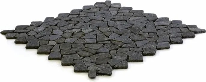 Andezit mozaik Garth, burkolat - fekete/sötétszürke