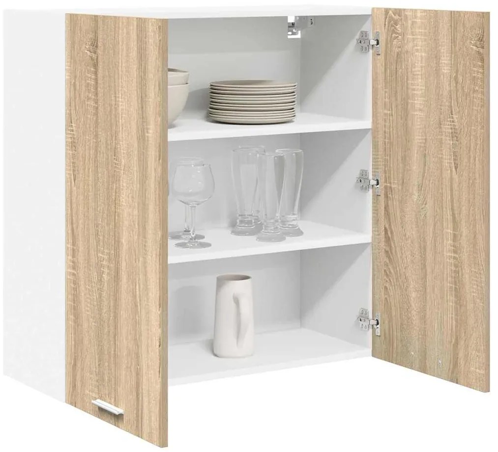 Függő szekrény Riga Sonoma tölgy 80 x 31 x 80 cm Faanyag