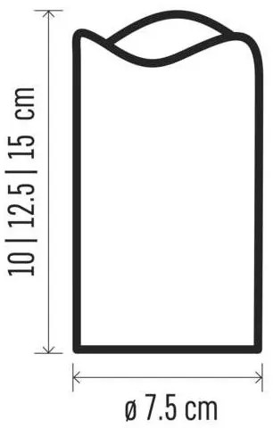 KÉSZLET 3x LED Karácsonyi dekoráció 3xLED/3x3AAA + távirányító