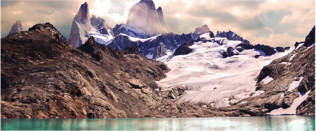 Hegyi tó képe (120x50 cm)