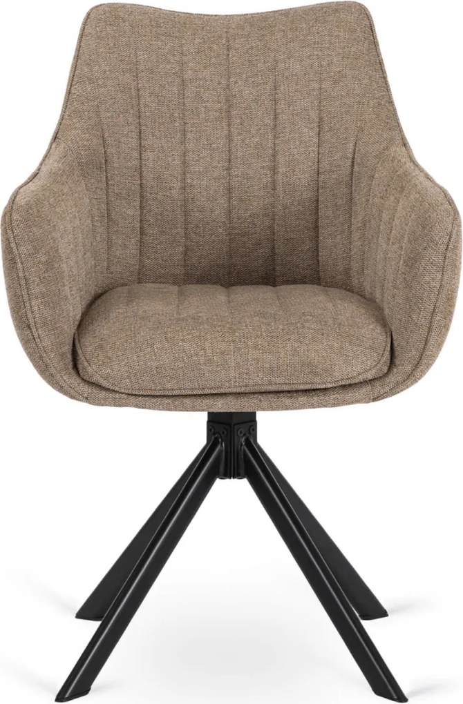 Krzesło Obrotowe MUMBAI Beżowe