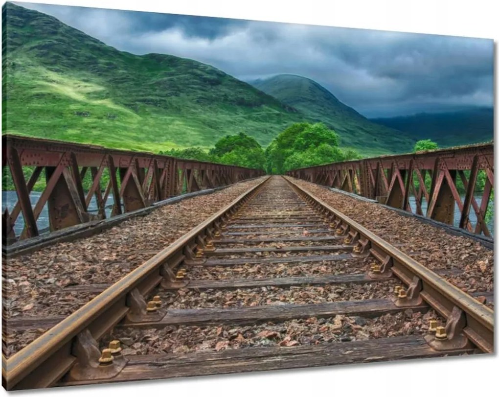 Festmények 100x70 Vasúti híd