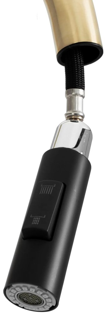 Konyhai csaptelep Rea SOUL Gold Black