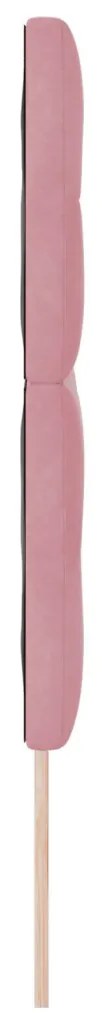 Fejtámla Gombos Rózsaszín 160 cm Bársony