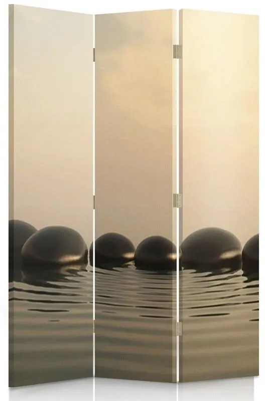 Gario Paraván Szürke zen kövekbol álló kompozíció Méret: 180 x 170 cm, Kivitelezés: Klasszikus paraván