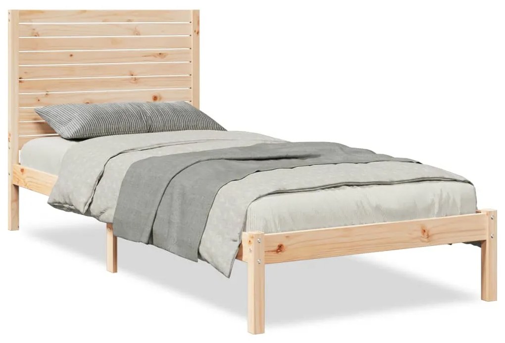 tömör fa extra hosszú ágykeret matrac nélkül 90 x 220 cm