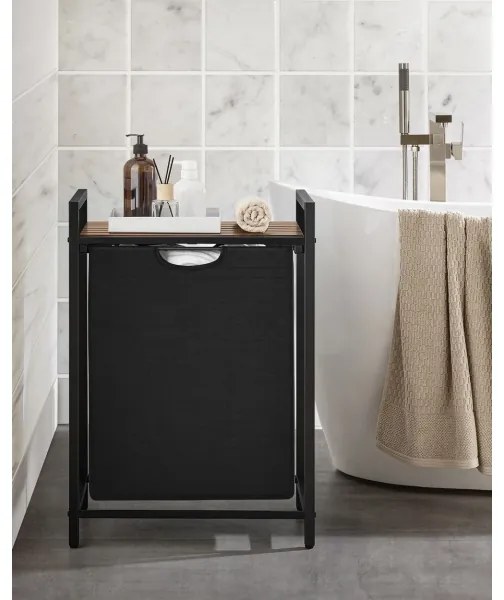 REX szennyeskosár barna/fekete