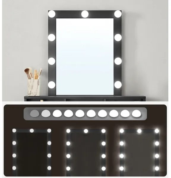 Fekete LADA toalettasztal