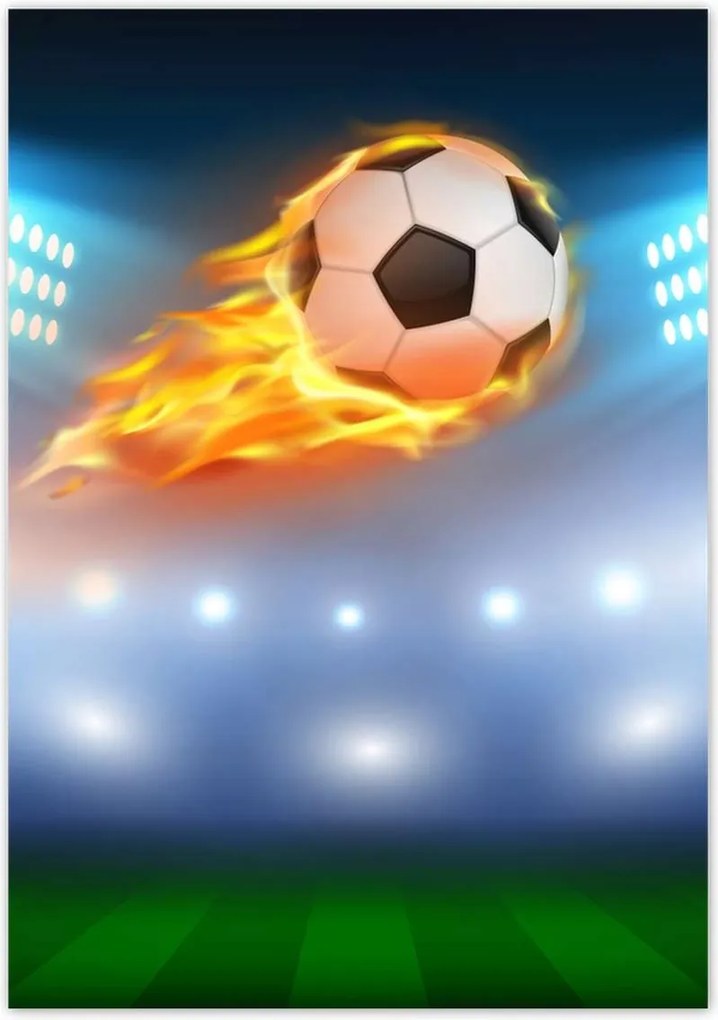 Poszterek 70x100 Forró meccs Lángoló gally