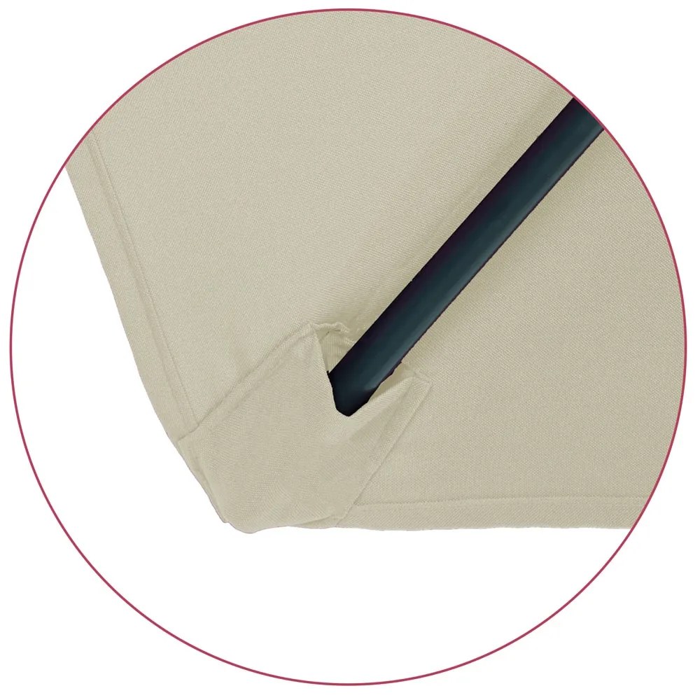 Kingsleeve® Kerti napernyő Ø300 cm - bézs