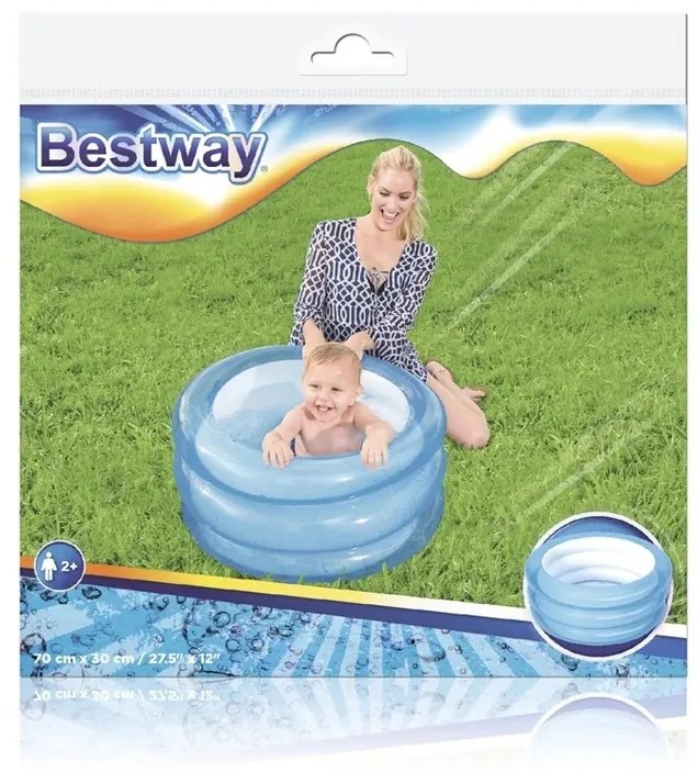 Bestway Felfújható medence kék, átmérő 70 cm ,magasság 30 cm