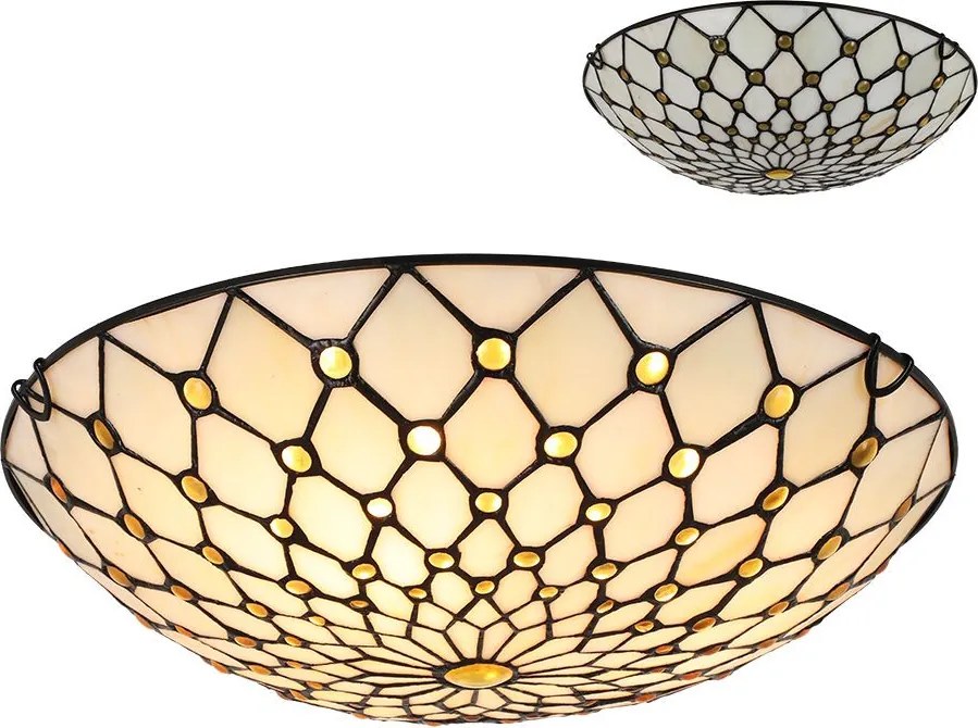 Prezent TIFFANY CEILING 1713 Süllyesztett mennyezeti lámpa 3x40W/E27 IP20