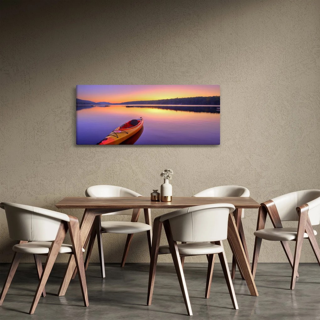 Kép - Kajak a tavon (120x50 cm)
