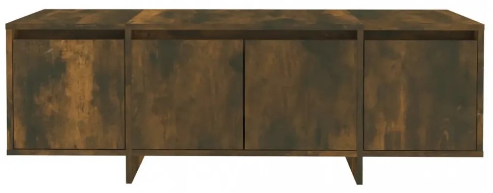 füstös tölgy színű szerelt fa TV-szekrény 120x30x40,5 cm