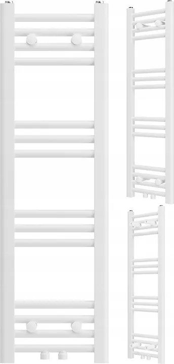 Fürdőszobai Radiátor Fehér Radiátor Modern Létra 100x30 cm Raven