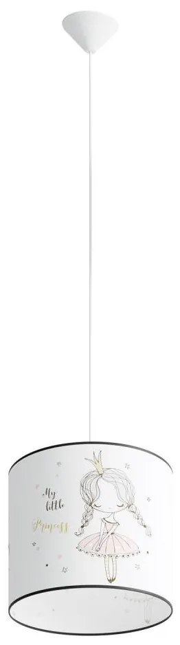 Sollux SL.1414 - Gyerek csillár zsinóron PRINCESS 1xE27/15W/230V átm. 30 cm