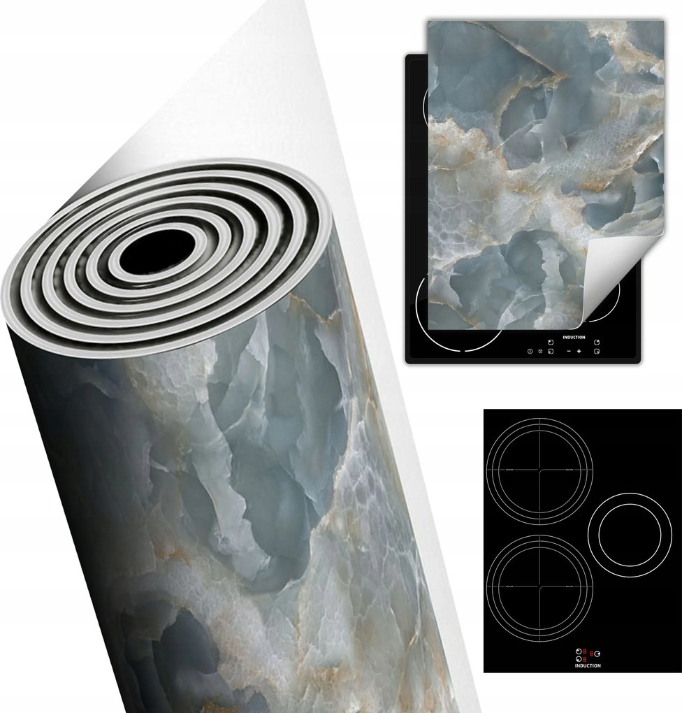 Tűzhelyvédő Szőnyeg Asztali Dekoráció 40x52 szürke márvány