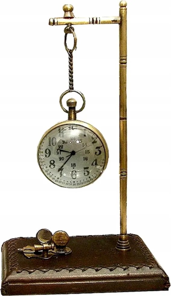 Lencse Óra Bőr Ajándék Íróasztal Kormányos Főnök Tengerész Gravírozás