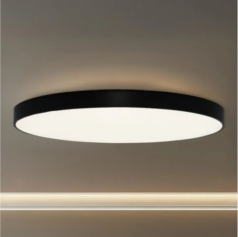 LED mennyezeti lámpatest LED/300W/230V 3000/4000/6500K Ø 120 cm fekete