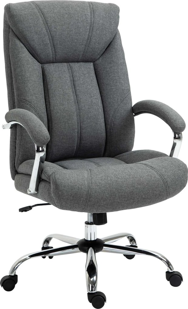 Vinsetto Irodai Szék Ringató Funkcióval Ergonomikus Szék Párnázott Karfával és Fejtámlával Magasságállítható Íróasztali Szék Forgószék Hátmasszázzsal