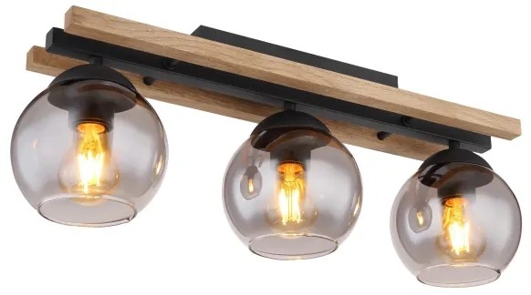 Globo 15569-3DW - Felületre szerelhető csillár CONNI 3xE27/25W/230V