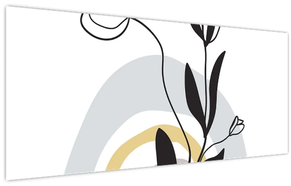 Kép - Virágok vázában N⁰1 (120x50 cm)