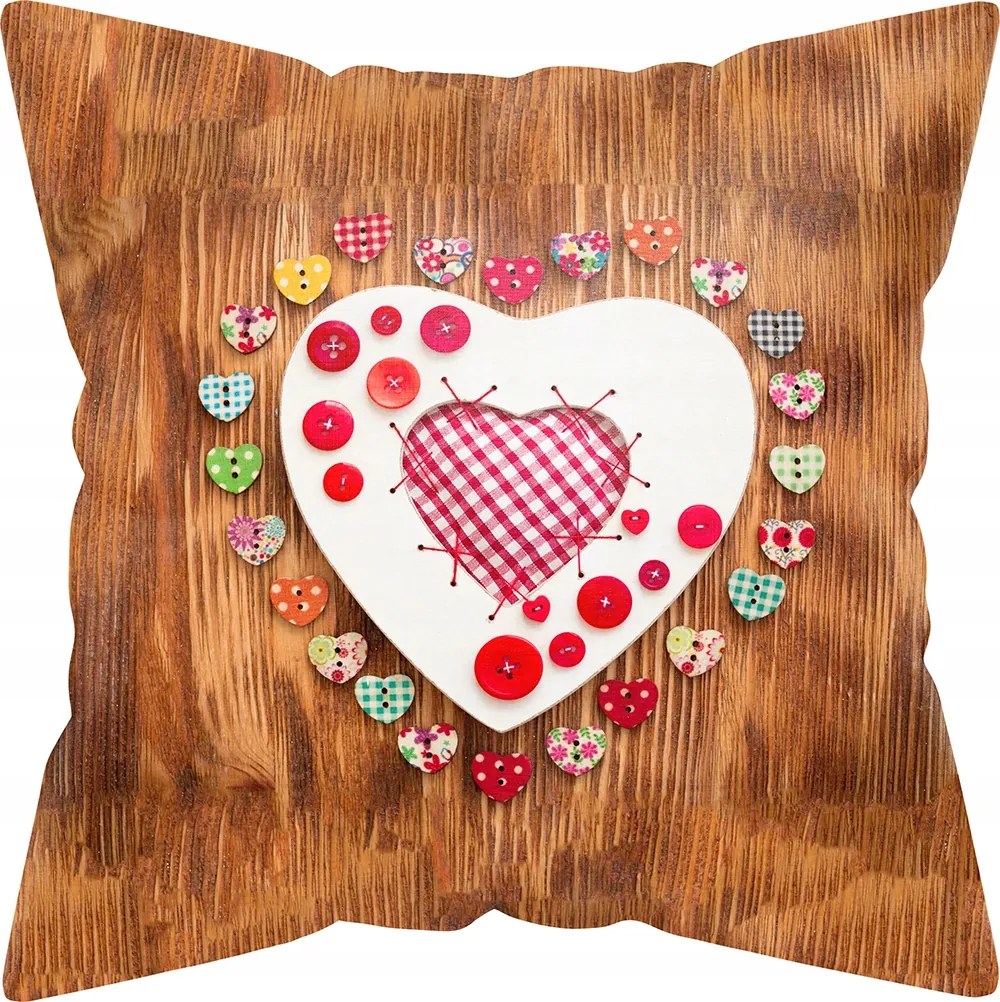 Dekorációs Párnahuzat Valentin Nap Nőnap 40x40 Jancsi Párna Ajándék