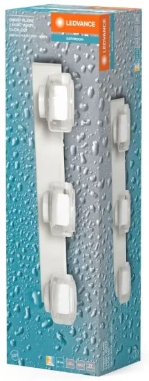 Ledvance -LED Fürdőszobai fali lámpa ORBIS FLAME 3xLED/5,5W/230V IP44 fehér