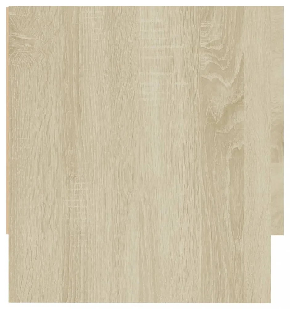 sonoma tölgy színű szerelt fa ruhásszekrény 100 x 32,5 x 35 cm