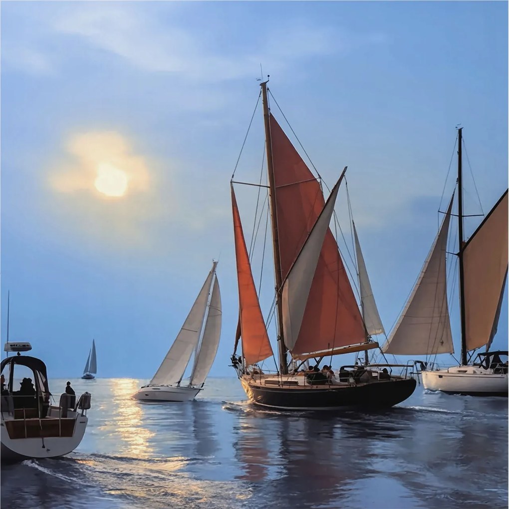 Tapéta Flizelin Falfestmény Prémium Vitorlás kaland 250x250 Ragasztó