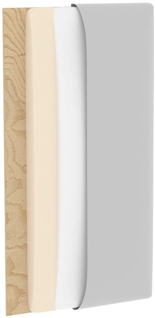 Kárpitozott fali panel QUADRATTA 20x50 cm, kék Termék színe: Kék